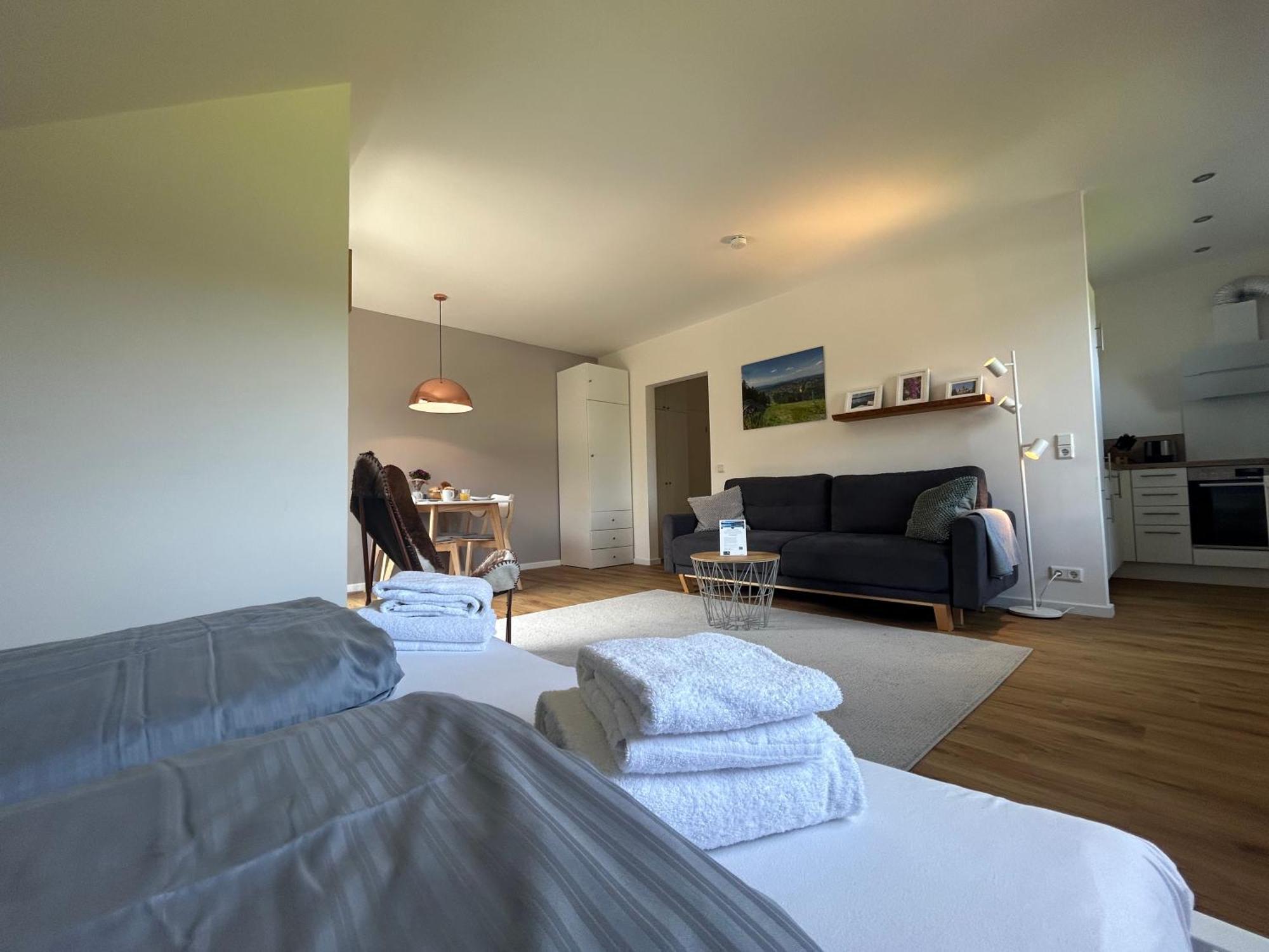 Hahnenklee Charme - Moderne Neue Ferienwohnung Mit 2 Balkons กอสลาร์ ภายนอก รูปภาพ
